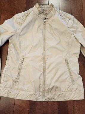 Geox Respira women's beige jacket in size US 8